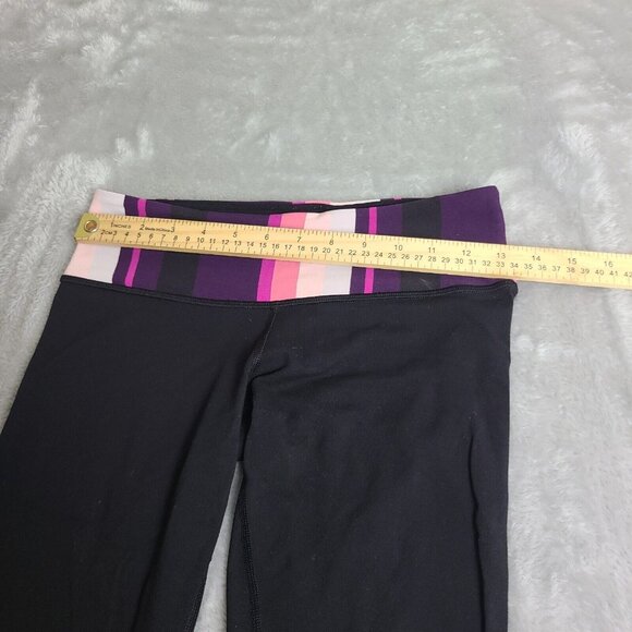 Lululemon Groove Crop Capri Pants Reversible Black Women’s 6 - Picture 3 of 8